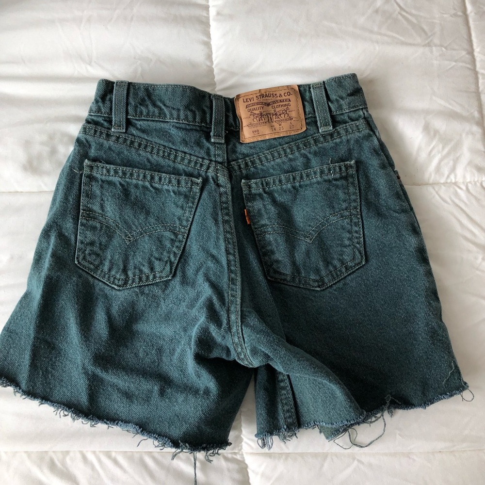 Levi’s vintage green shorts